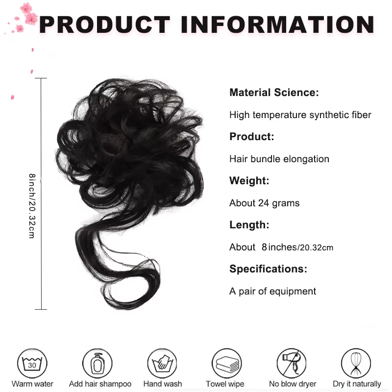 Chignon désordonné tressé
