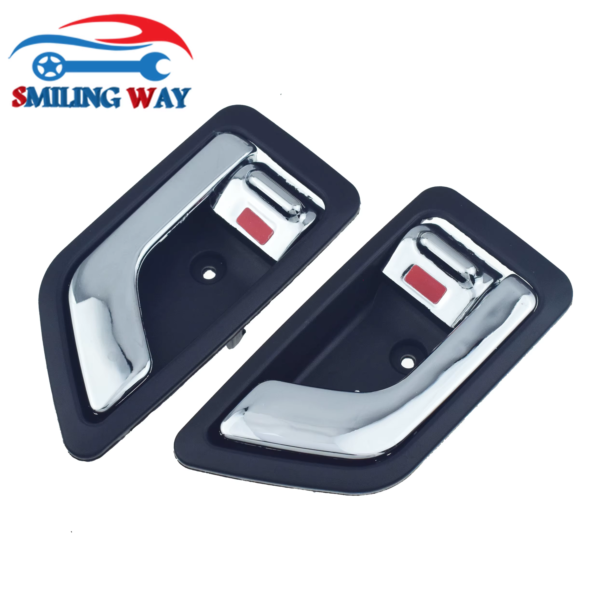 1 ou 2 ou 4pcs Noir/Chrome Poignée De Porte Intérieure Avant Ou Arrière Gauche Conducteur Ou Passager Droit Pour Hyundai Getz Click TB 2002 2003 2004 2005 2006 2007 2008 2009 2010 2011 826101C000,8262
