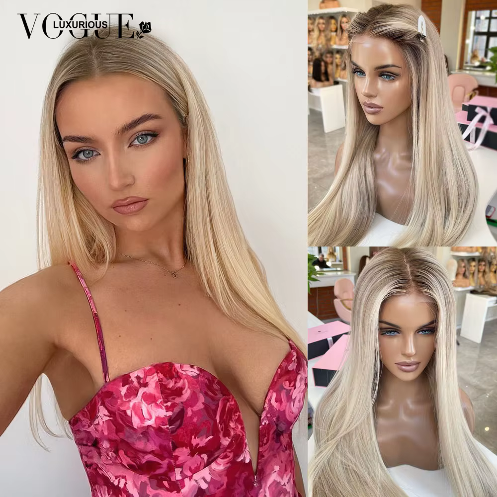 Perruque Lace Front Wig 100% naturelle lisse