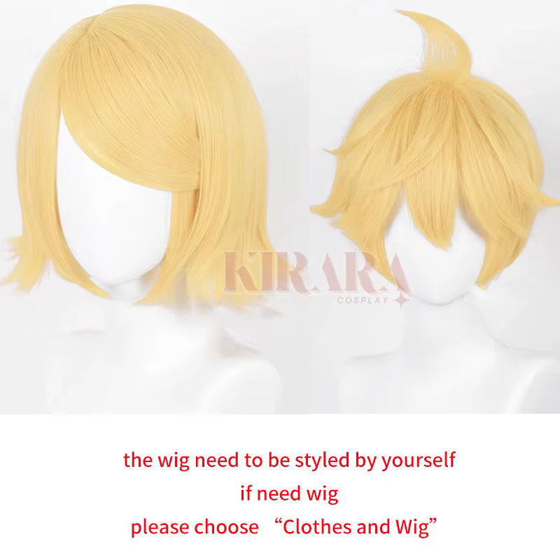 Costumes de cosplay Len Rin pour hommes et femmes
