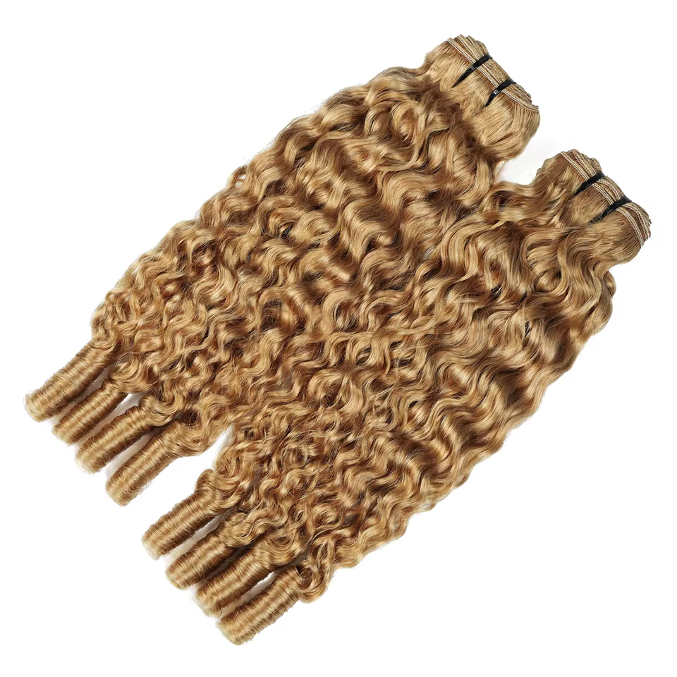Phashion birman bouclés 1/3 paquets # Extensions de tissage de cheveux vierges crus ondulés