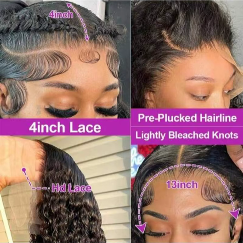 Perruque Lace Front Wig naturelle brésilienne vierge