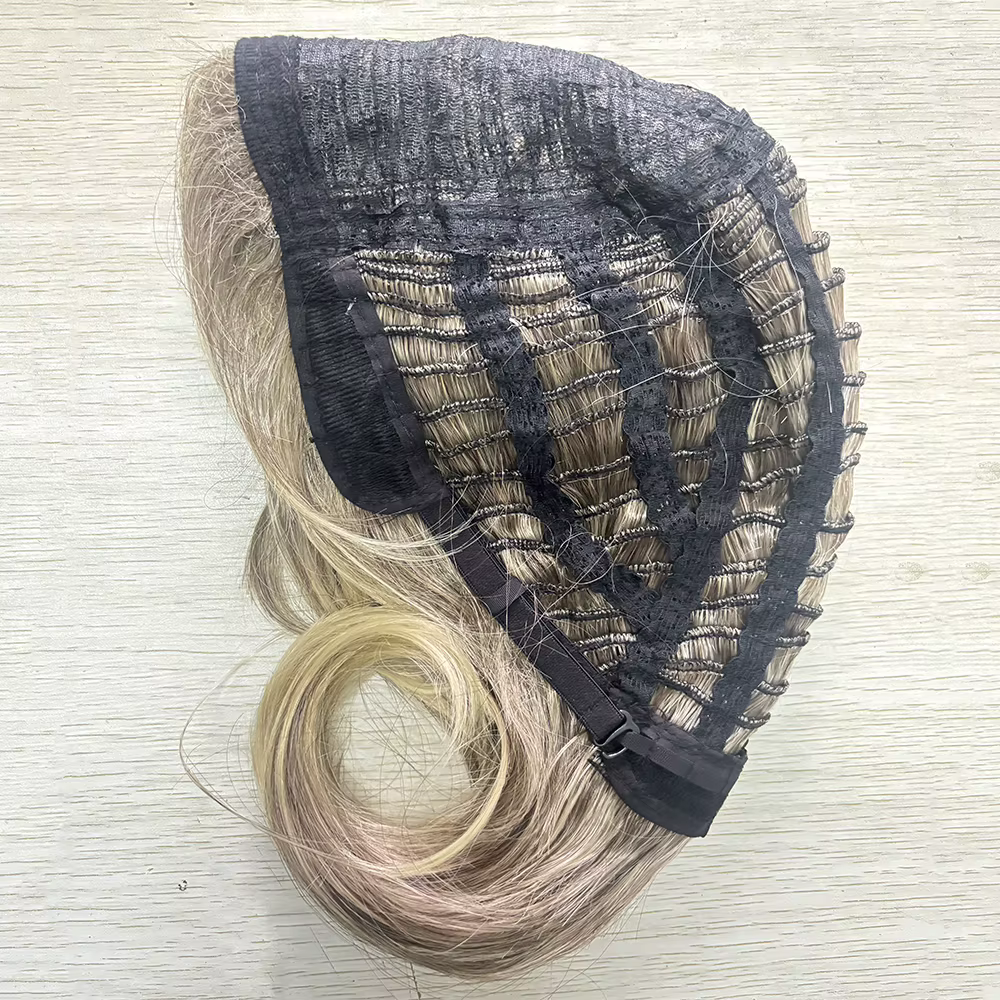 HAIRJOY Perruque synthétique blonde style Mullet pour femme