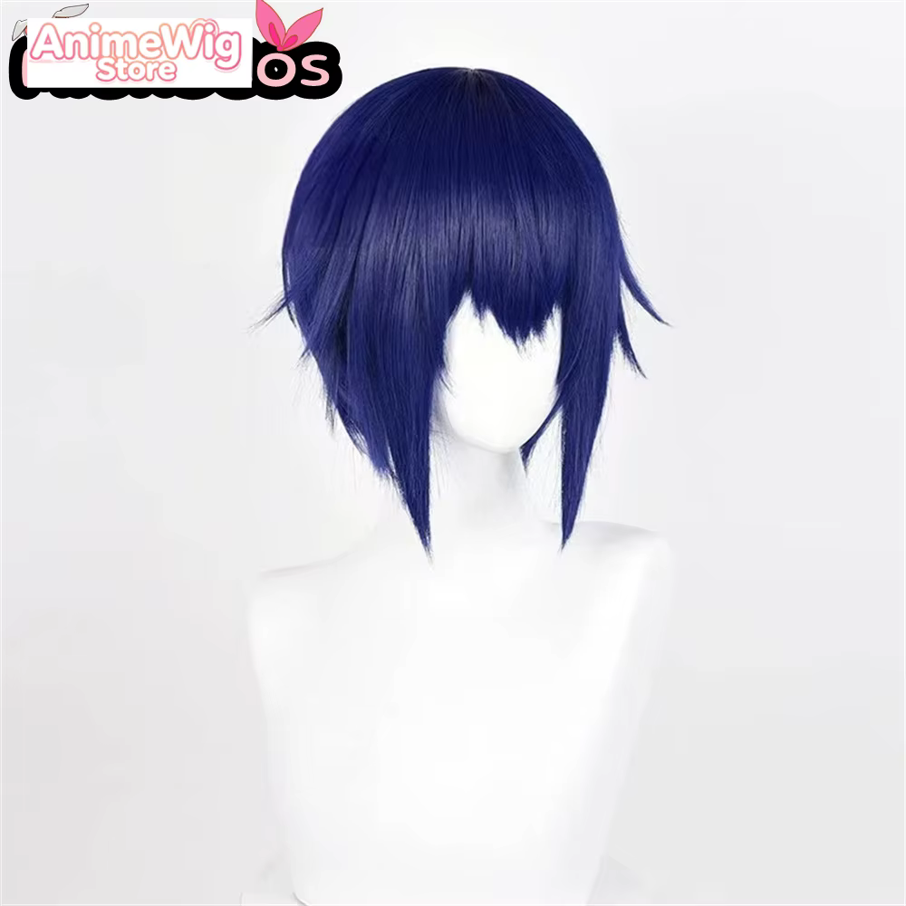Perruque de cosplay Ikuto Tsukiyomi MiukoCosplay Anime Shugo Chara! Cosplay