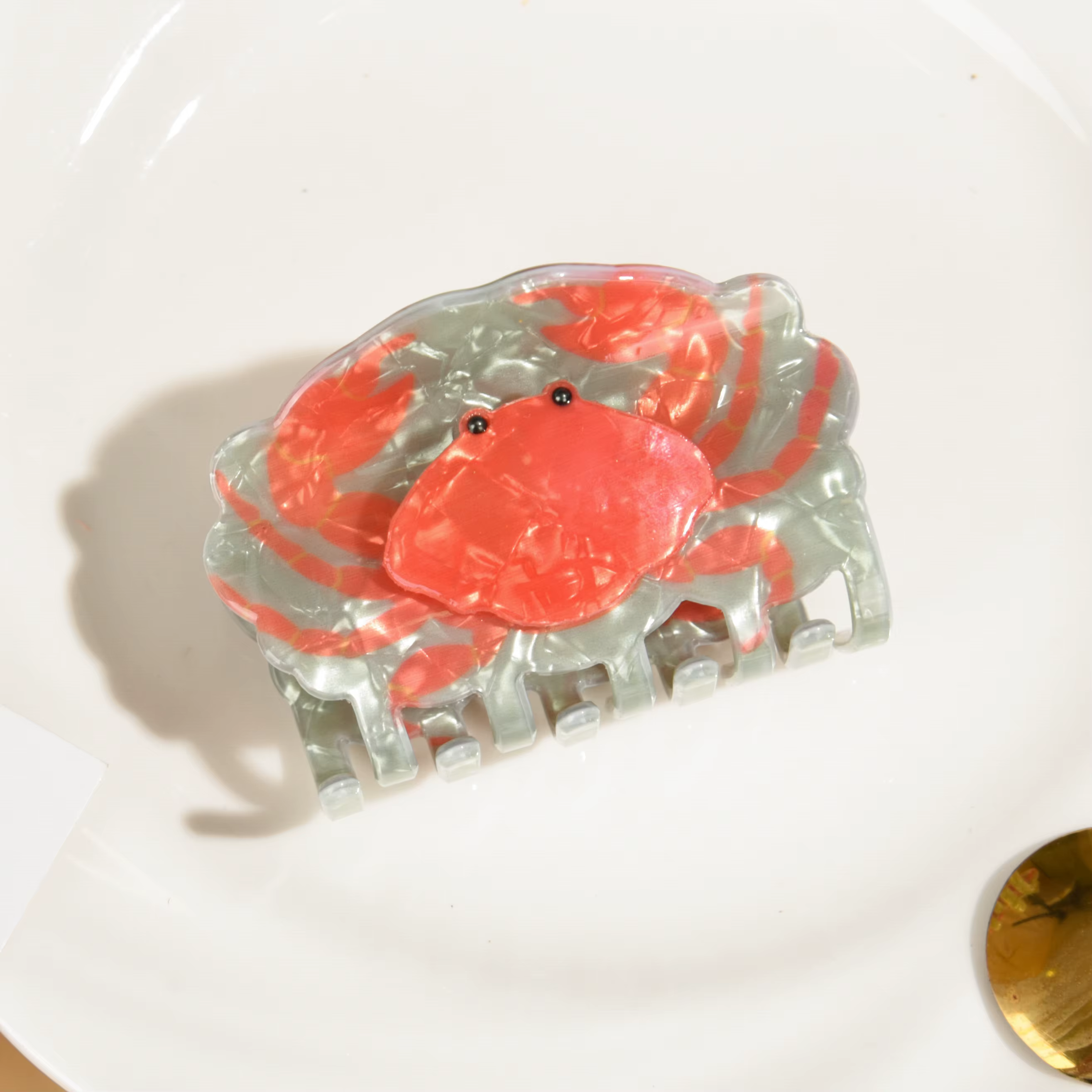 2025 fruits de mer déjeuner griffe de cheveux délicieux homard et crabe personnalité conception pinces