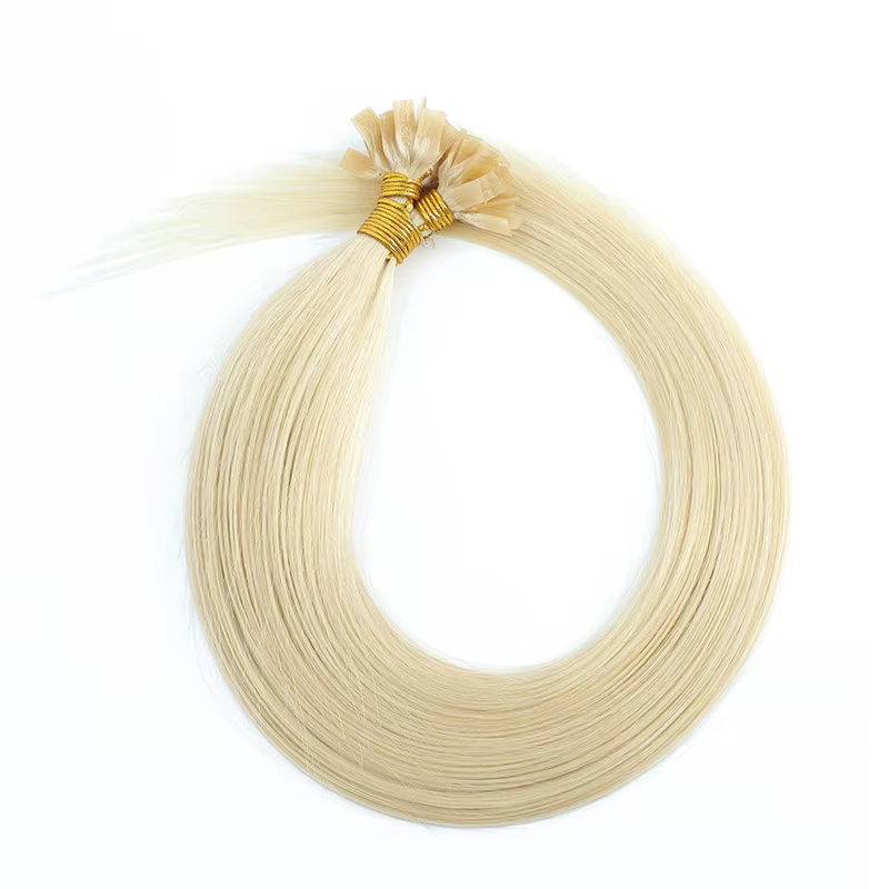KTKerBrian-Extensions de Cheveux Naturels Remy à Pointe Plate