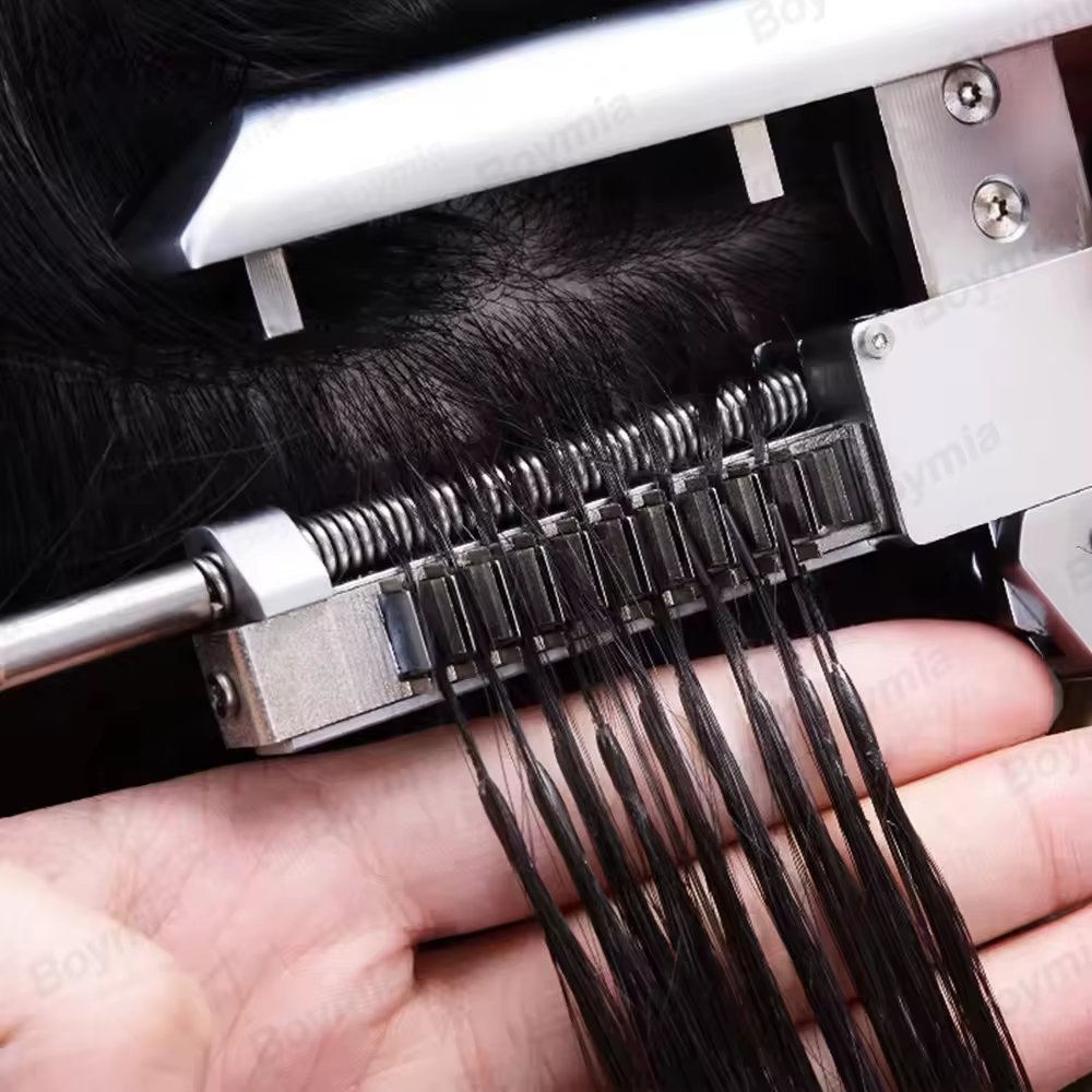 Extensions capillaires 6D en cheveux humains non-Remy