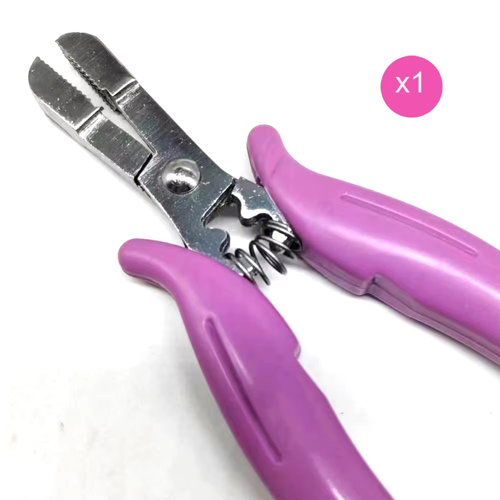 Nanoring Extension Tangs 1pc pince d'extension Capsules de cheveux pinces Nano anneau Extensions