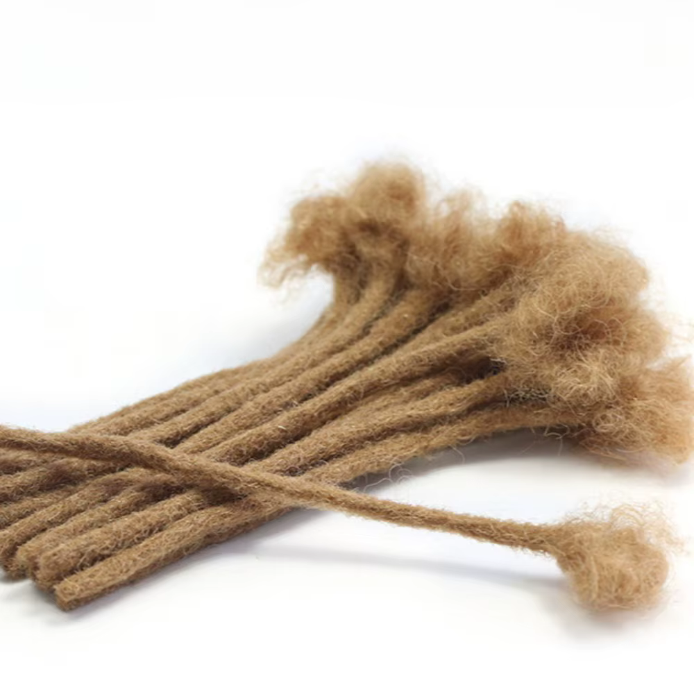 Extensions de cheveux humains colorés Dreadlock de 0.6 cm