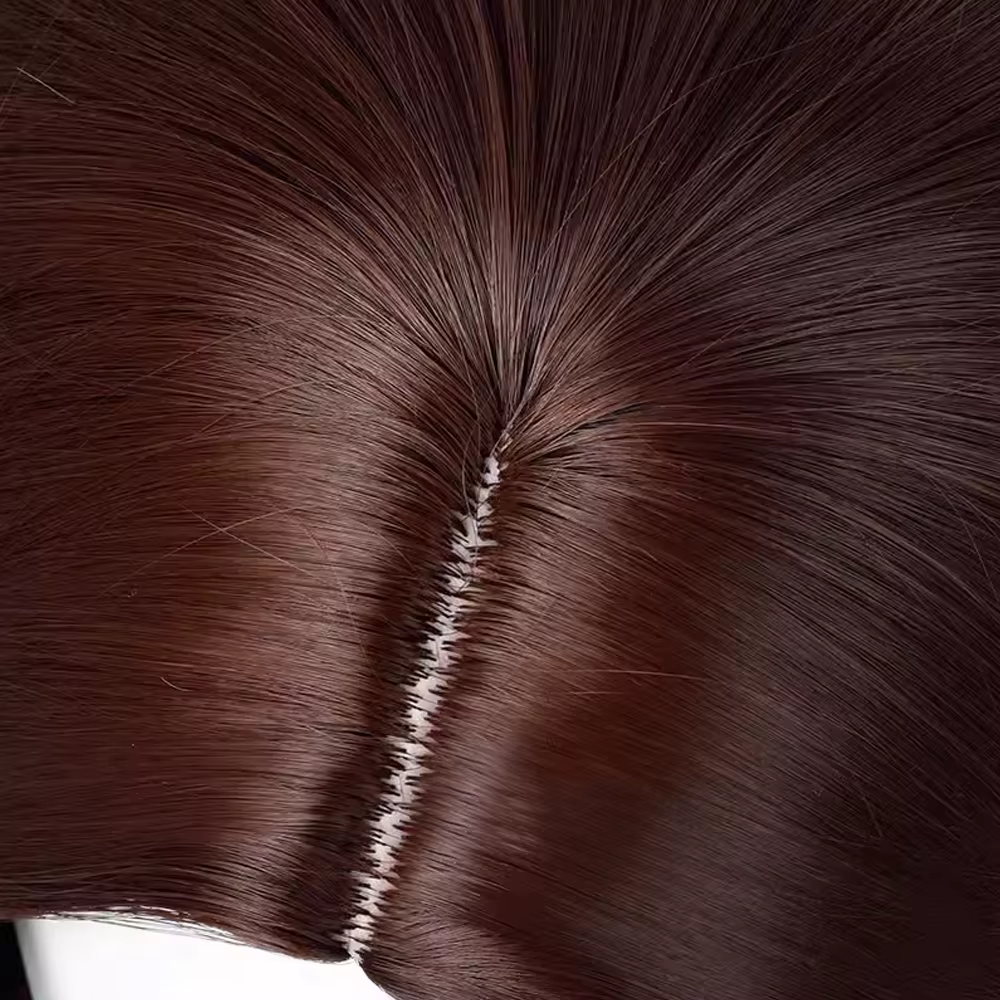 Perruque de Cosplay marron pour hommes