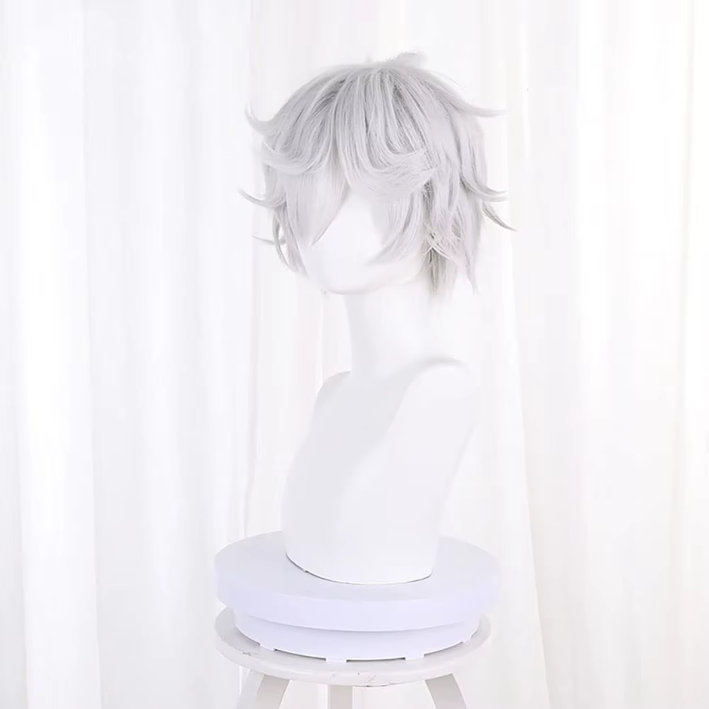 Gabimaru Anime Jigokuraku Perruque Courte Bouclée pour Hommes et Garçons