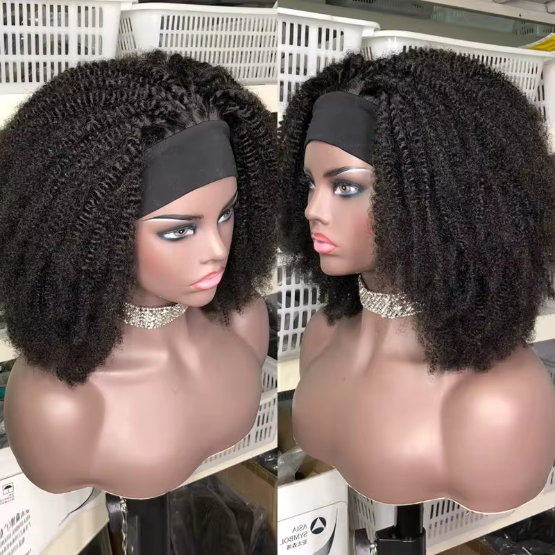 Bandeau perruque Afro crépus bouclés