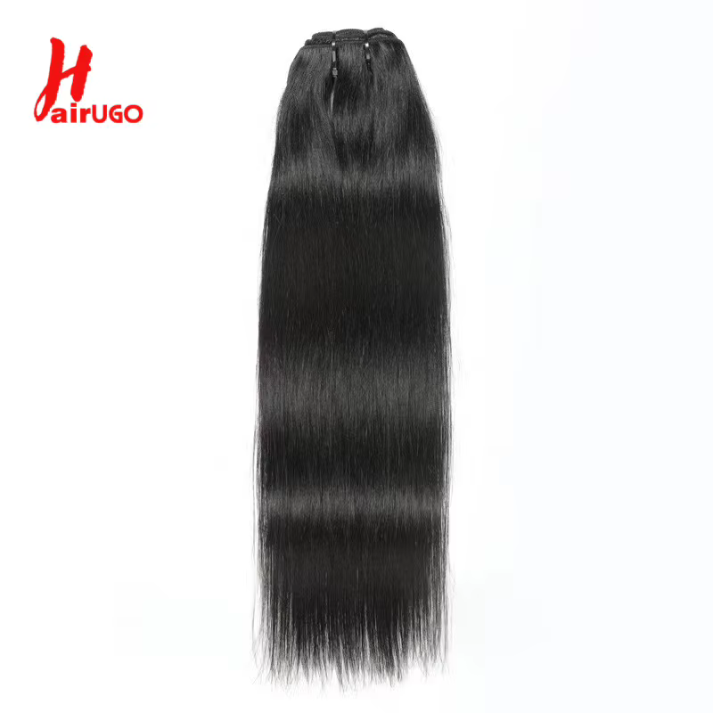 HairUGo – extensions de cheveux brésiliens naturels Non Remy lisses à clips