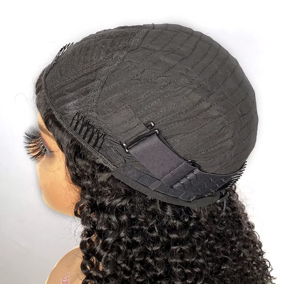 ISEE cheveux sans colle mise à niveau 3 en 1 demi-perruque avec cordon sans couture pince Ins rabat sur les perruques