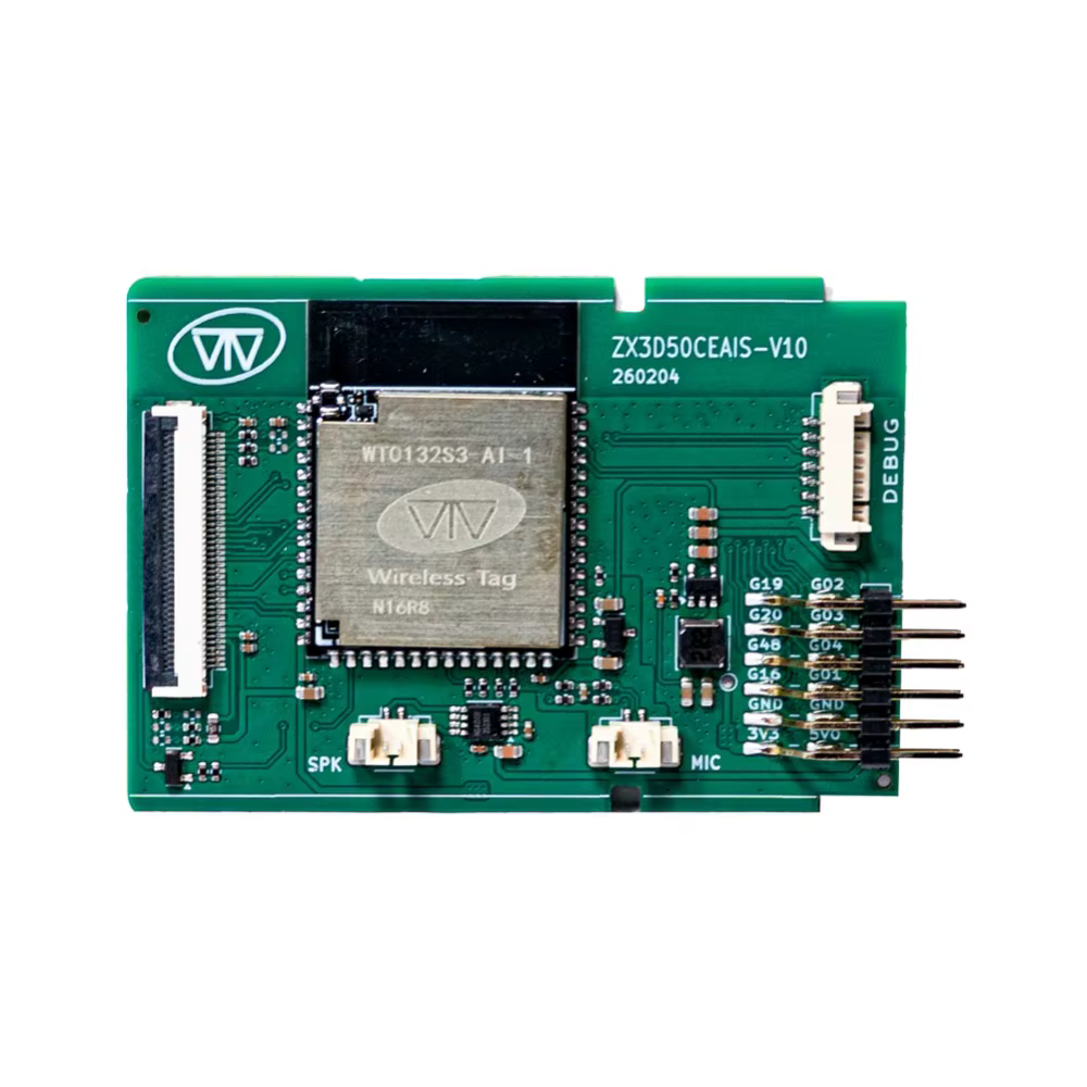 Carte de développement vocale IA ESP32 S3 ZX3D50CEAIS PCBA Cloud pour la carte de développement Cloud
