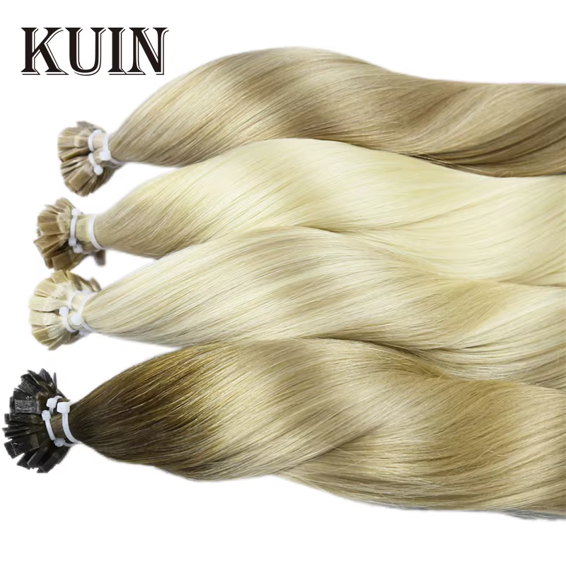 Extensions de cheveux à pointe plate