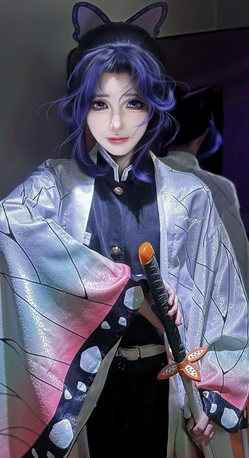 Kochou Shinobu Cosplay Costume Anime démon
