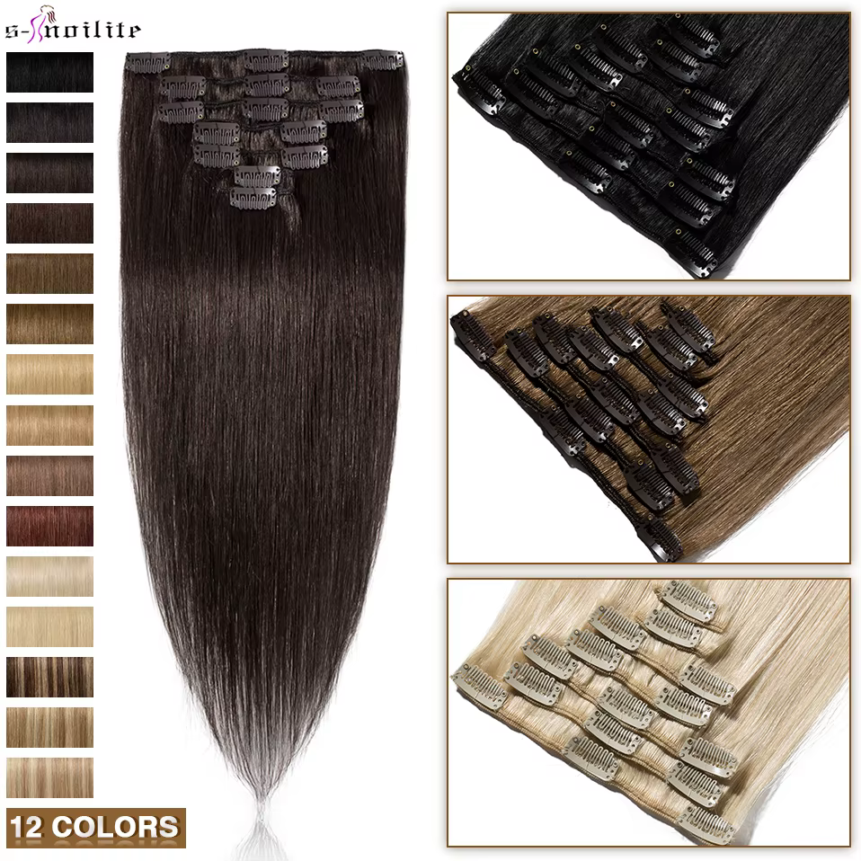 S-noilite 65g pince dans les Extensions de cheveux