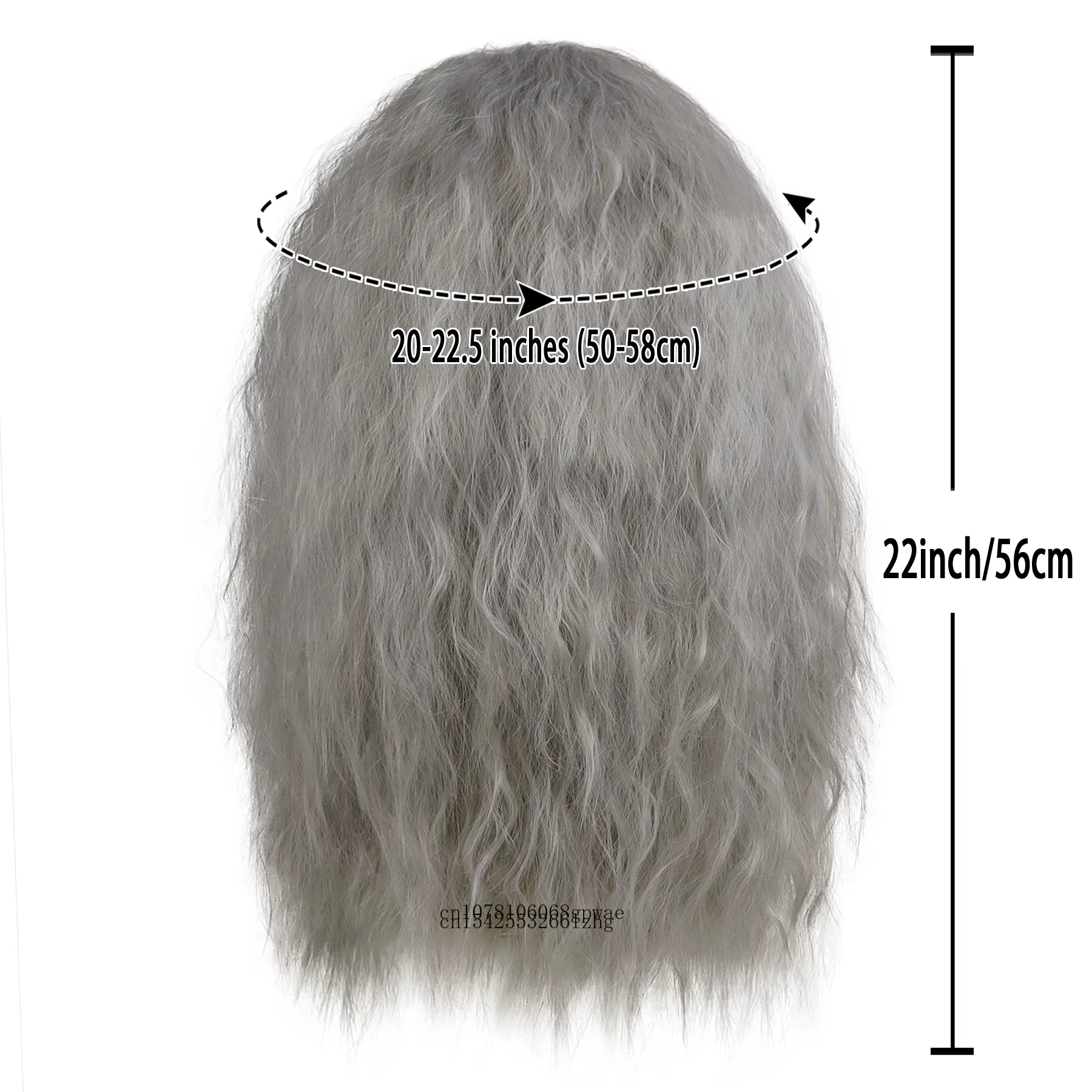 Dumbledore Cosplay perruque cheveux synthétiques Halloween école Gandalf assistant Costume