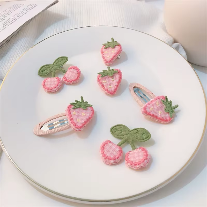 Pinces à cheveux Harvey rose pour enfants