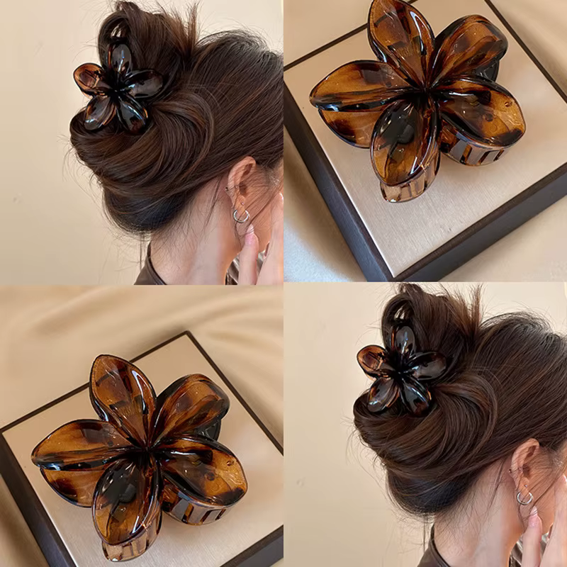 Pinces à cheveux à fleurs élégantes