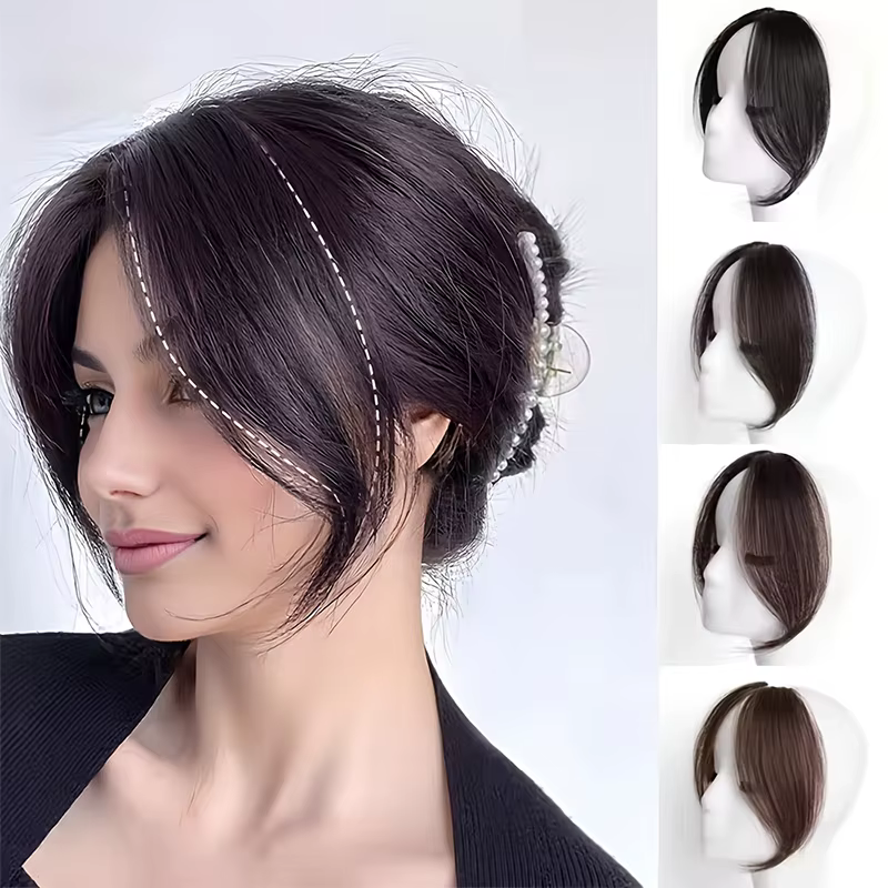 Frange à pince à cheveux en frange