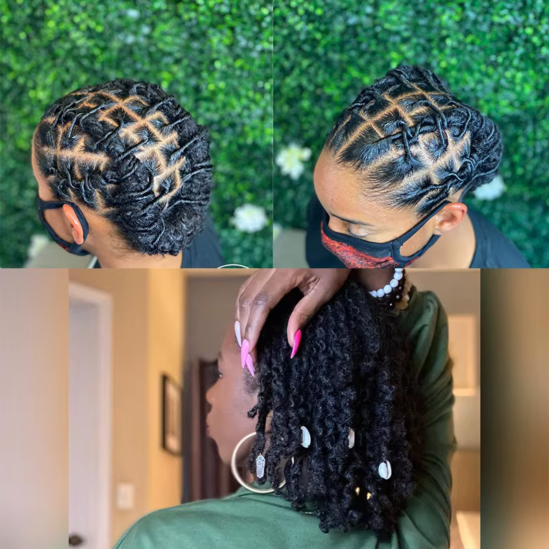Extensions de cheveux Afro crépus bouclés