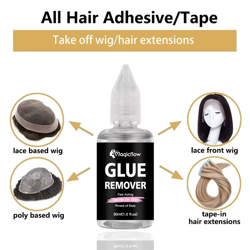 Kit de coiffure d'installation de perruque 6 pièces: Mousse de teinte de dentelle