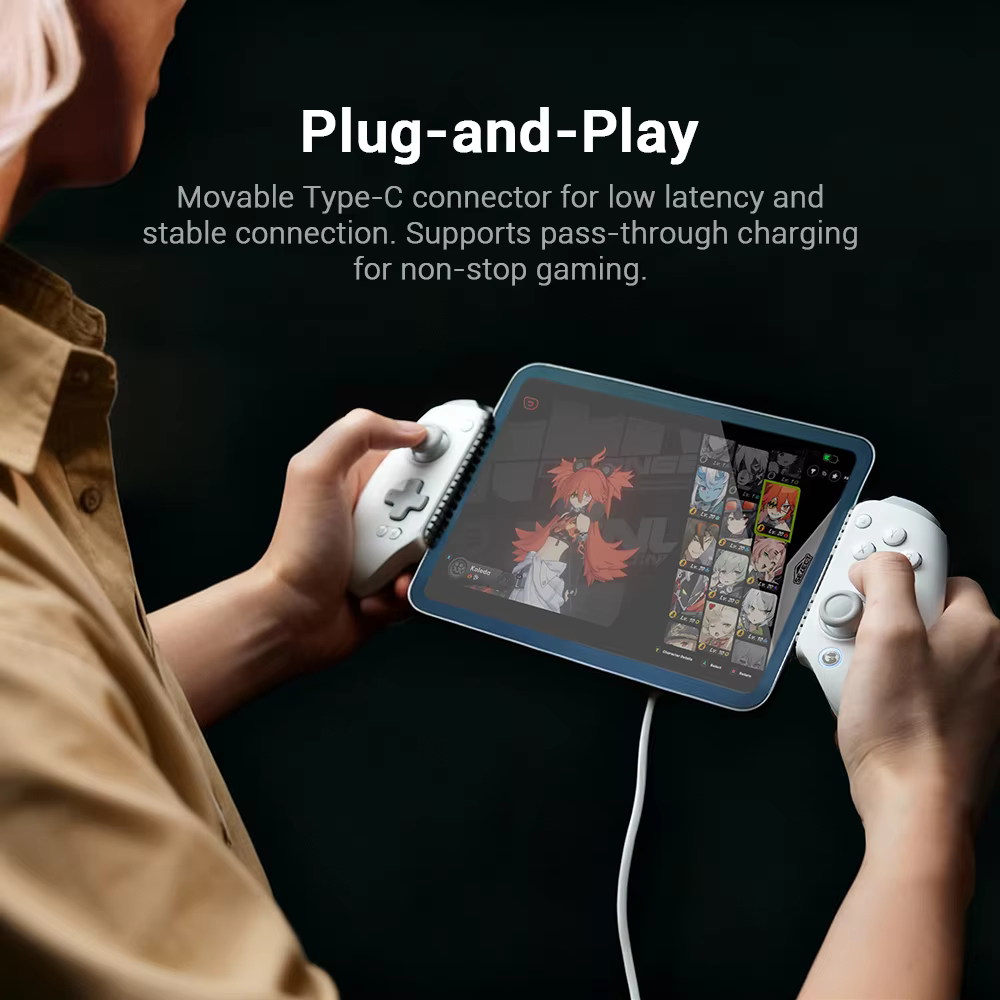 Manette de jeu Gamesir G8+ MFI pour iPhone, iPad mini, téléphone mobile, contrôleur de jeu Type C, certifiée officiellement par Apple