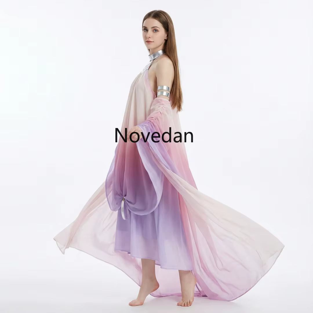 Costume de cosplay Padmé Amidala avec perruque