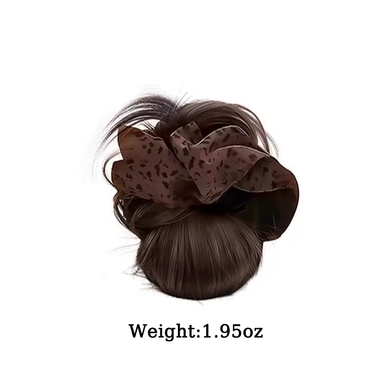 Extension de chignon synthétique en désordre