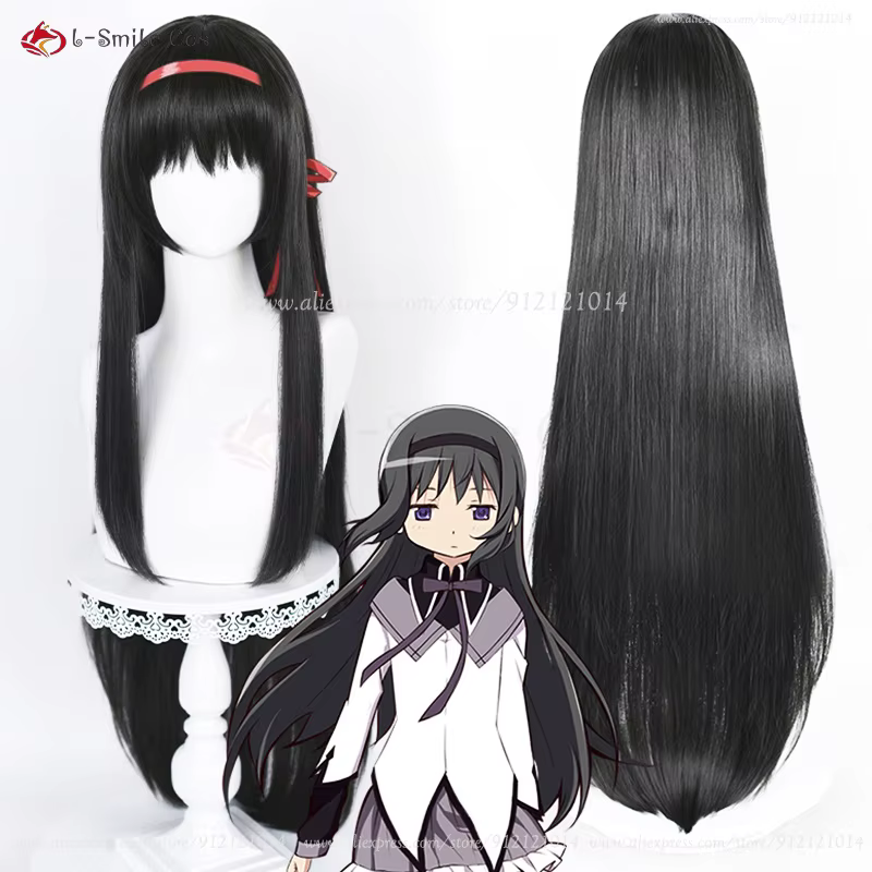 Perruque de Cosplay Akemi Zones ura de 90cm de Long