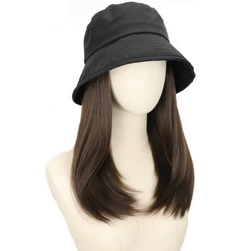 Chapeau perruque une pièce pour femme
