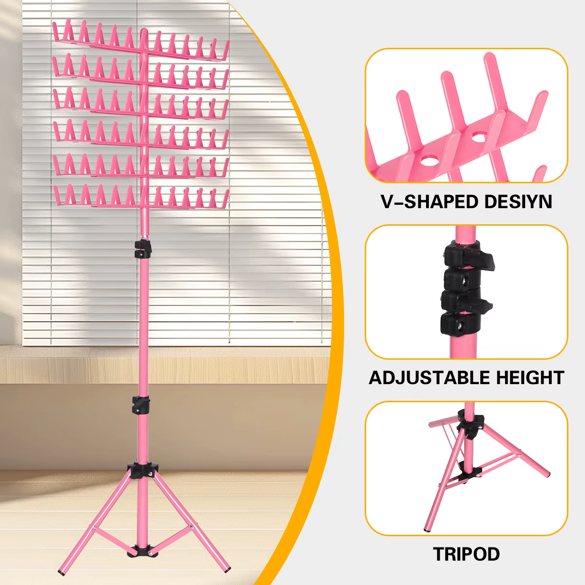 Ensemble de supports de tissage de perruque