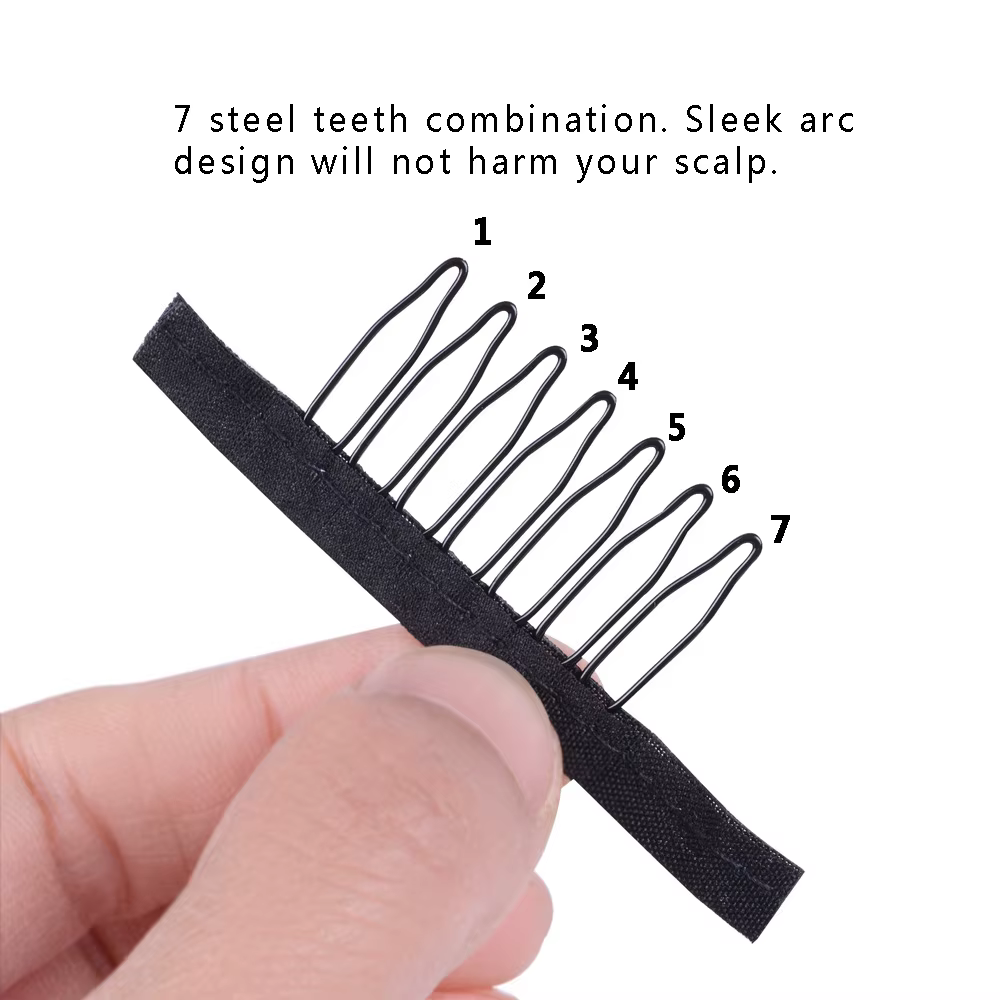 Clips pour perruques en dentelle