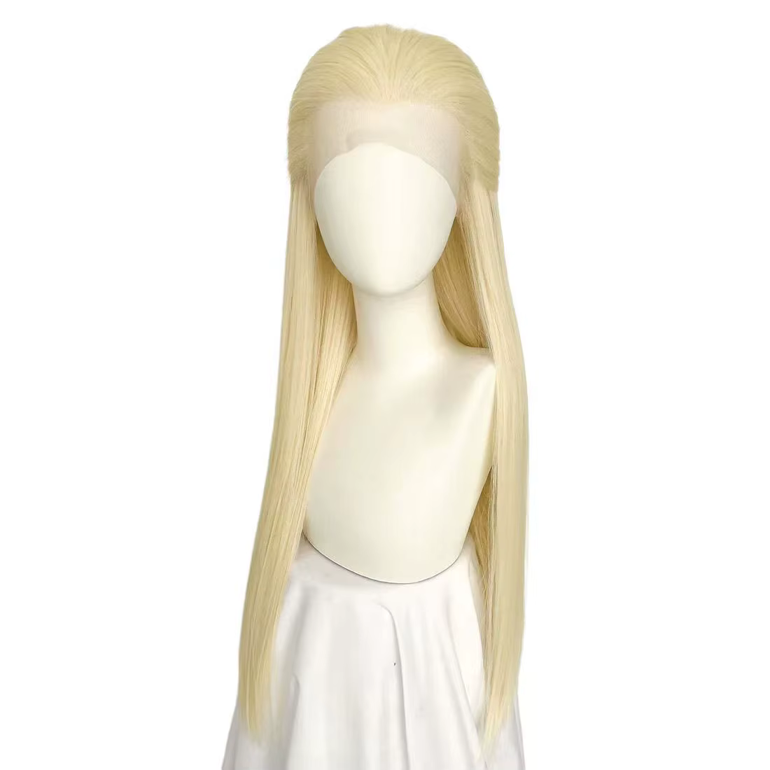 Perruque Lace Front Wig synthétique Blonde 613 pour hommes