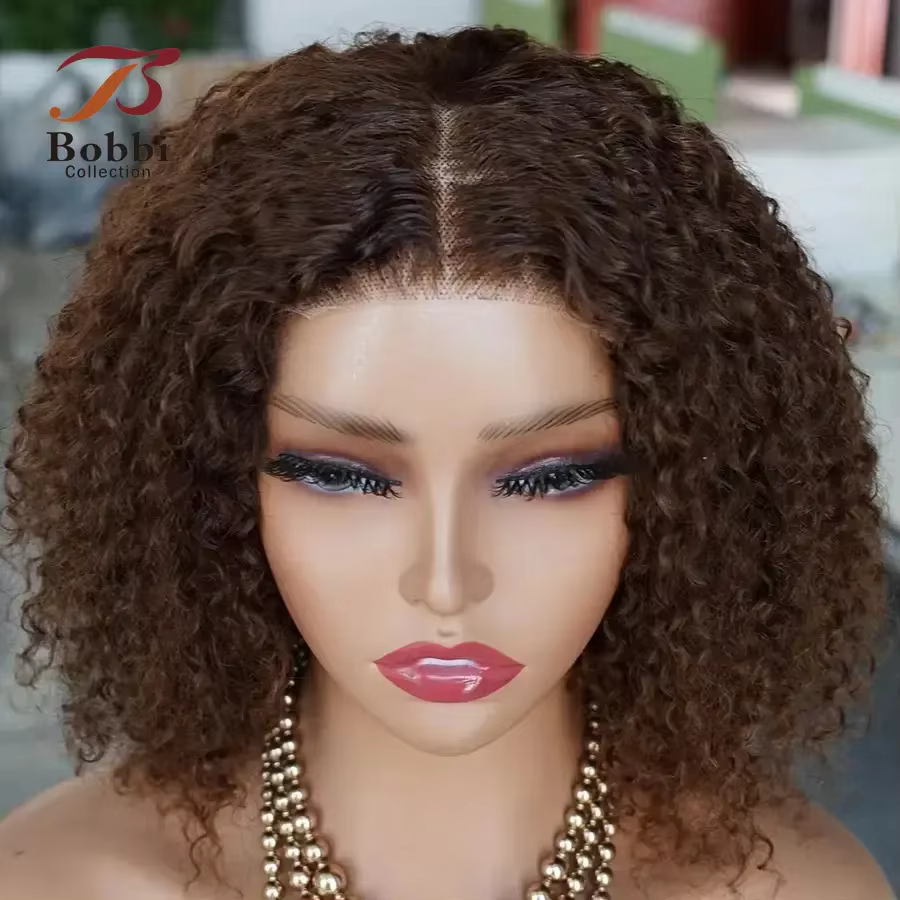 Perruque caution Curly Lace Front Wig sans colle pour femme
