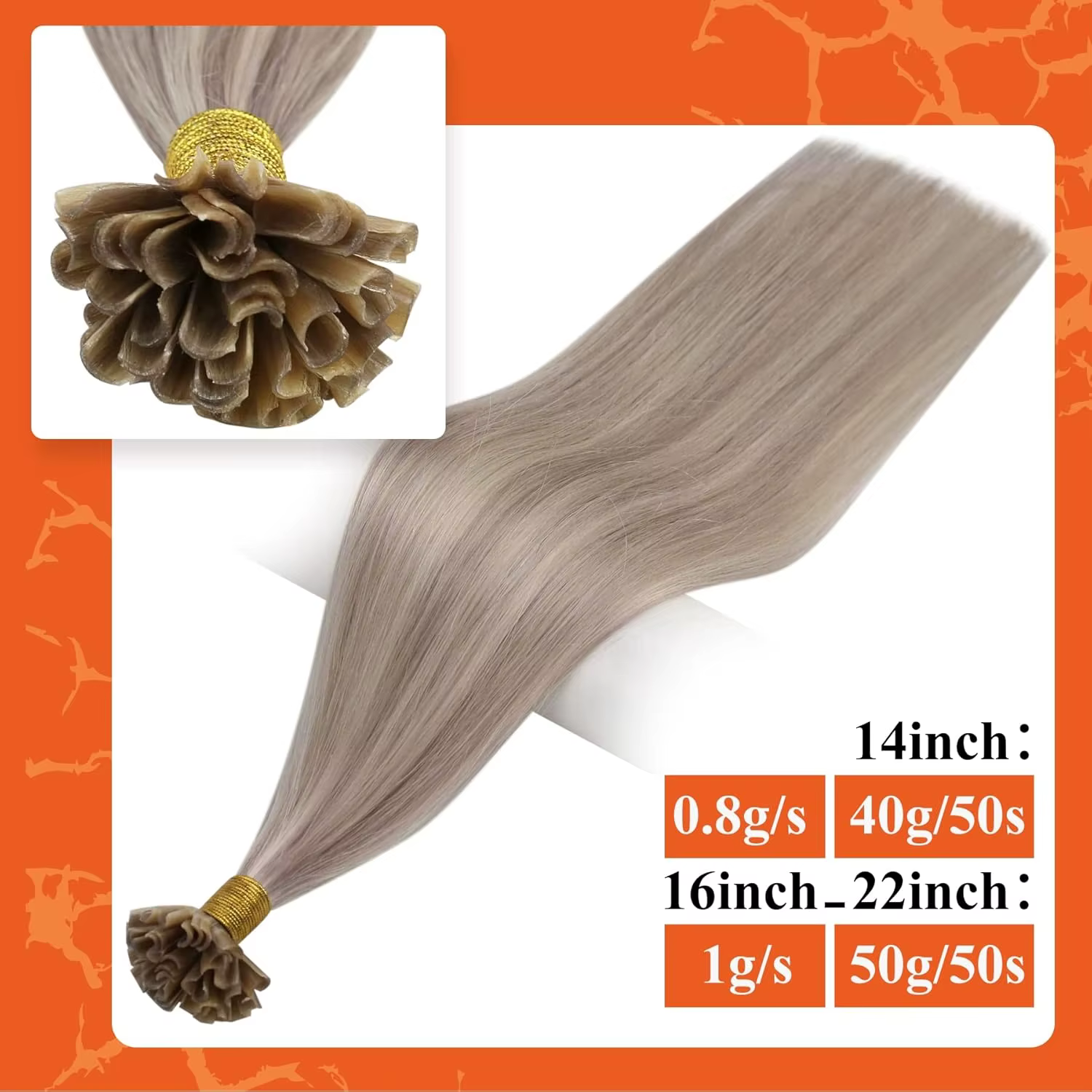 Extensions de cheveux humains brésiliens Full Shine