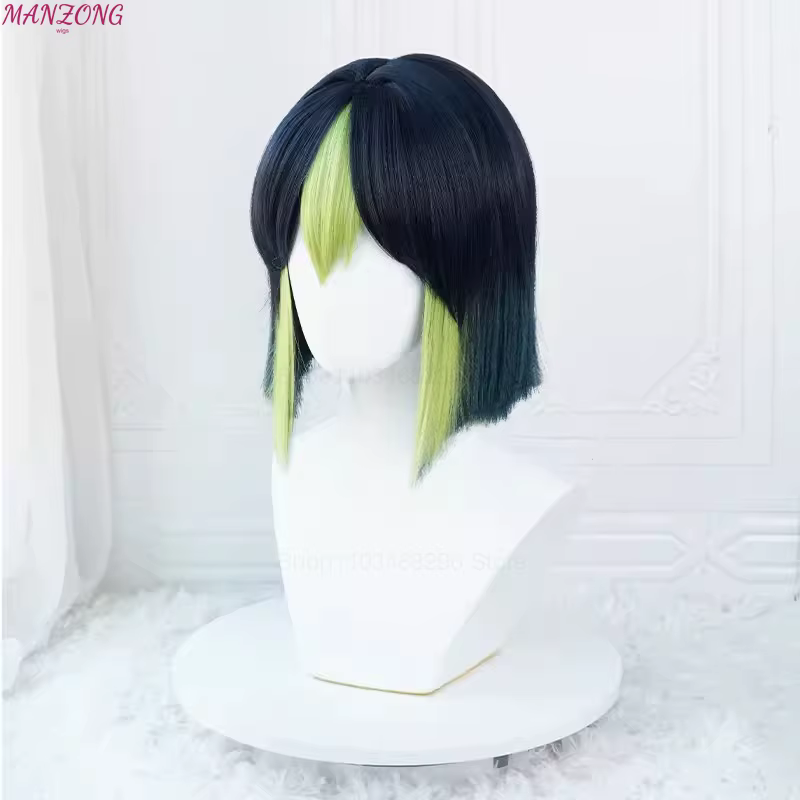 Perruque de Cosplay Tighnari pour Femme