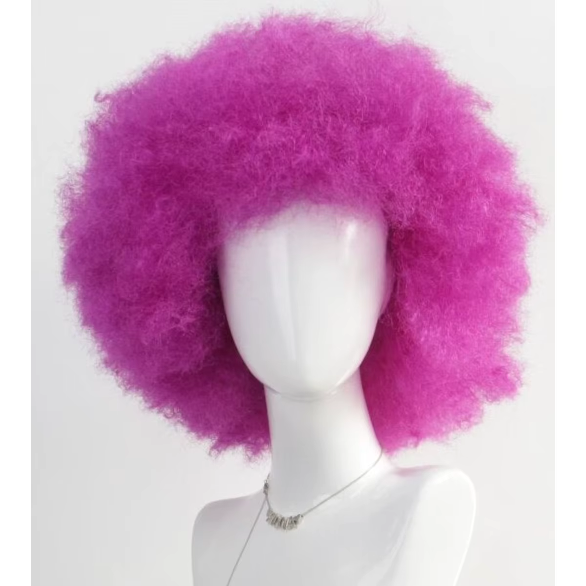 Perruques synthétiques Afro bouclées des années 70 pour femmes noires