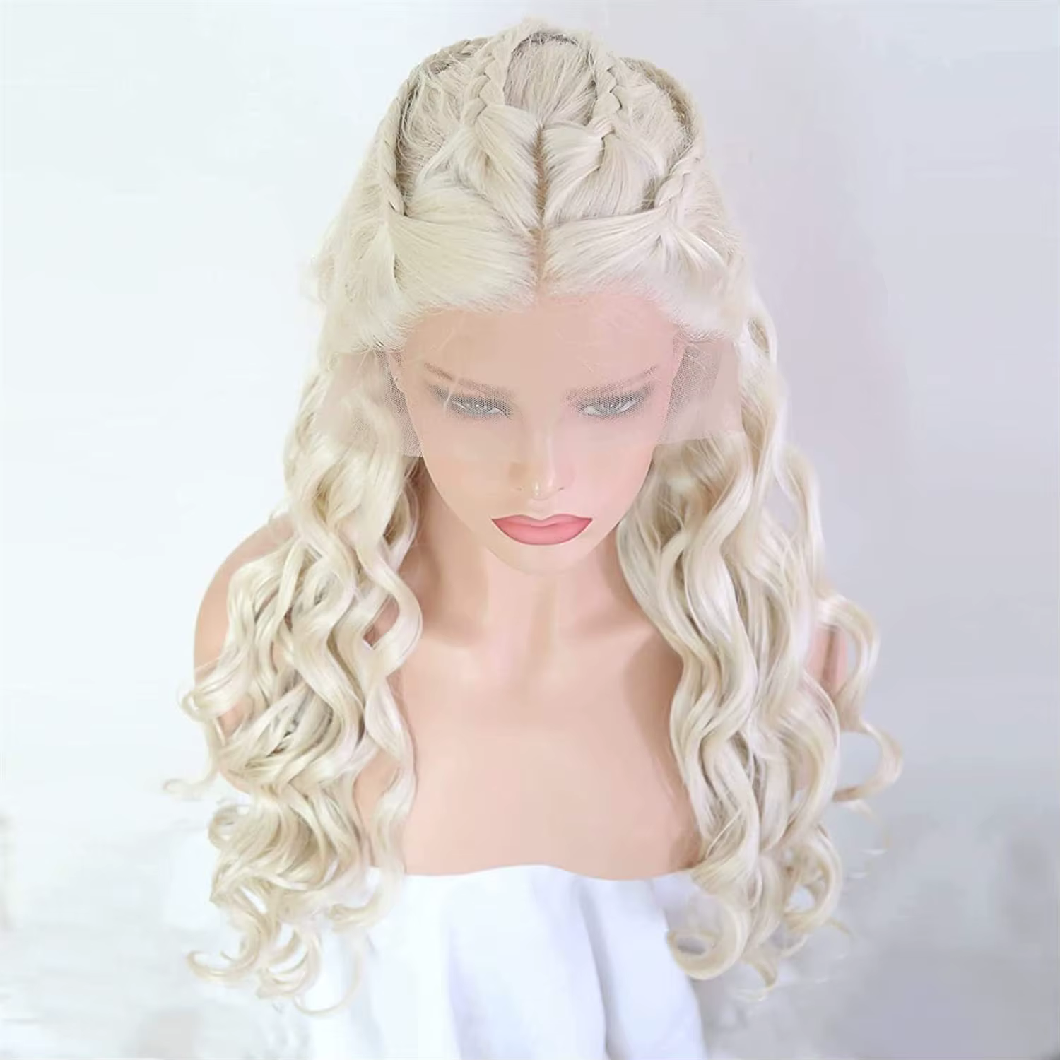 AIMEYA – perruque Lace Front Wig synthétique pour femmes
