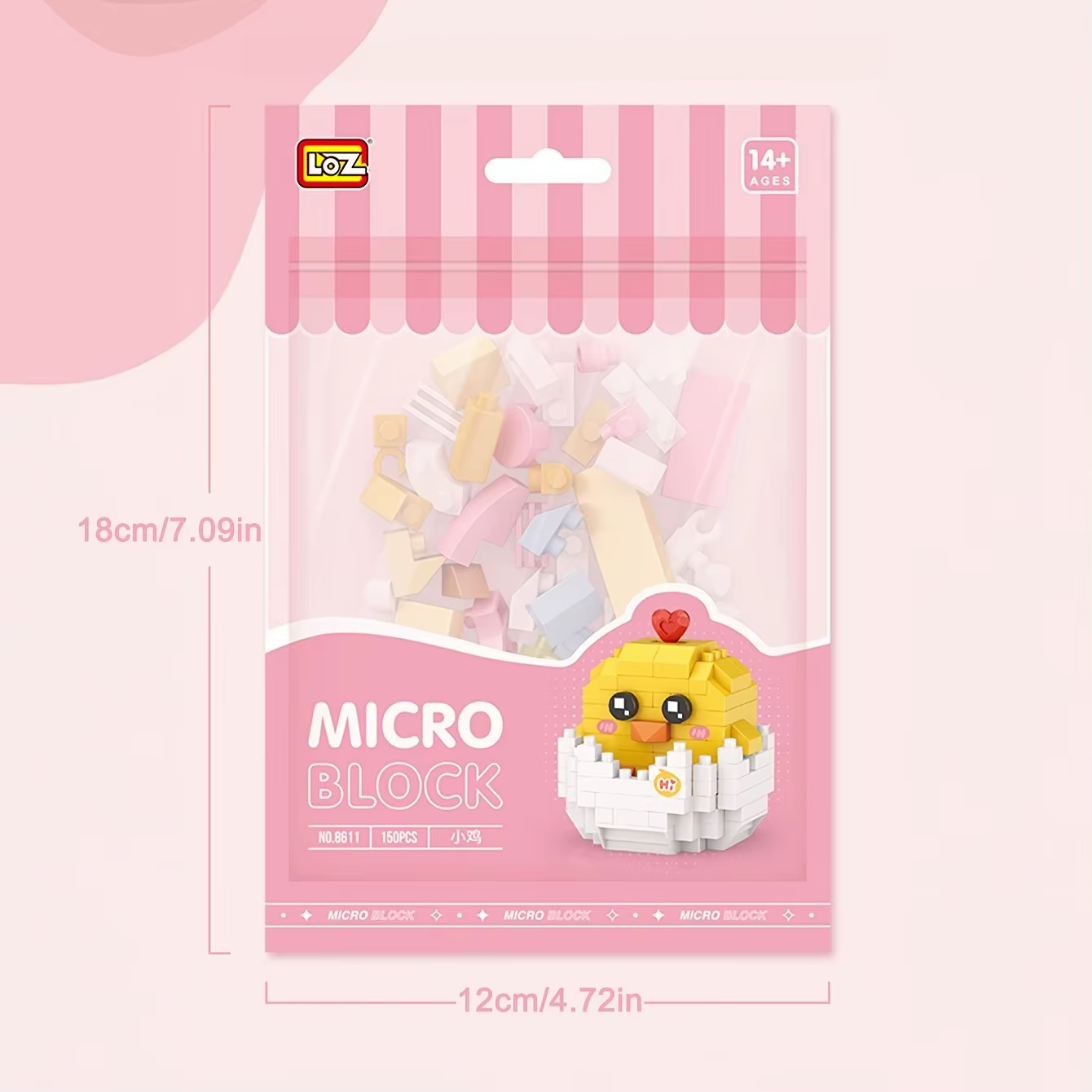 Construisez votre propre zoo - Micro mini blocs de construction pour cadeaux d'anniversaire et de Noël pour enfants!
