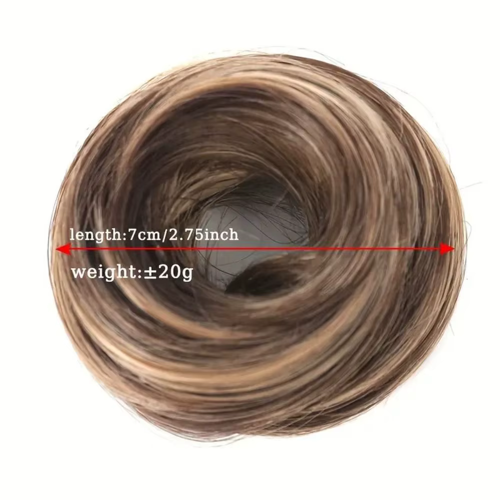 Chignon synthétique élégant et désordre