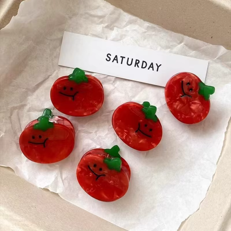 Pinces à cheveux tomate drôles