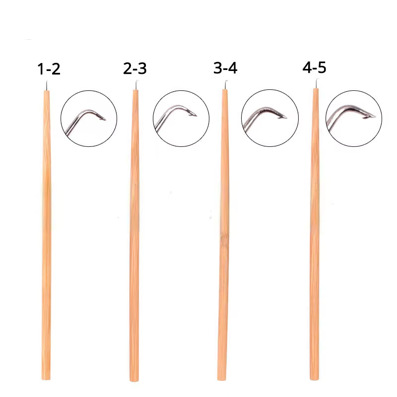 Kit d'aiguilles à crochet pour la ventilation des perruques