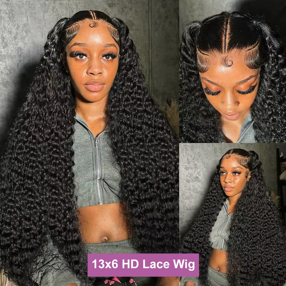 300 densité perruques de cheveux humains 100%