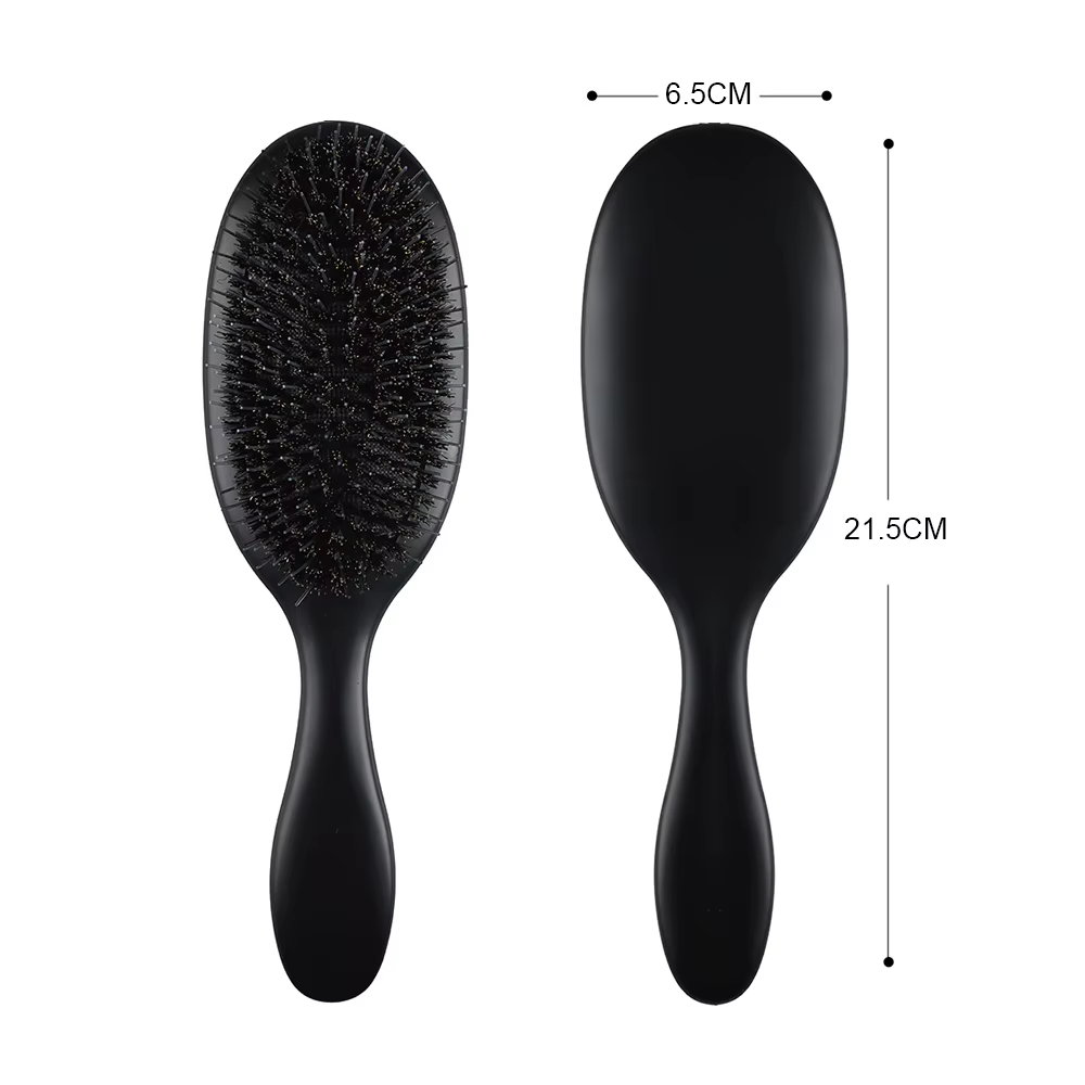 Brosse à cheveux en poils de sanglier