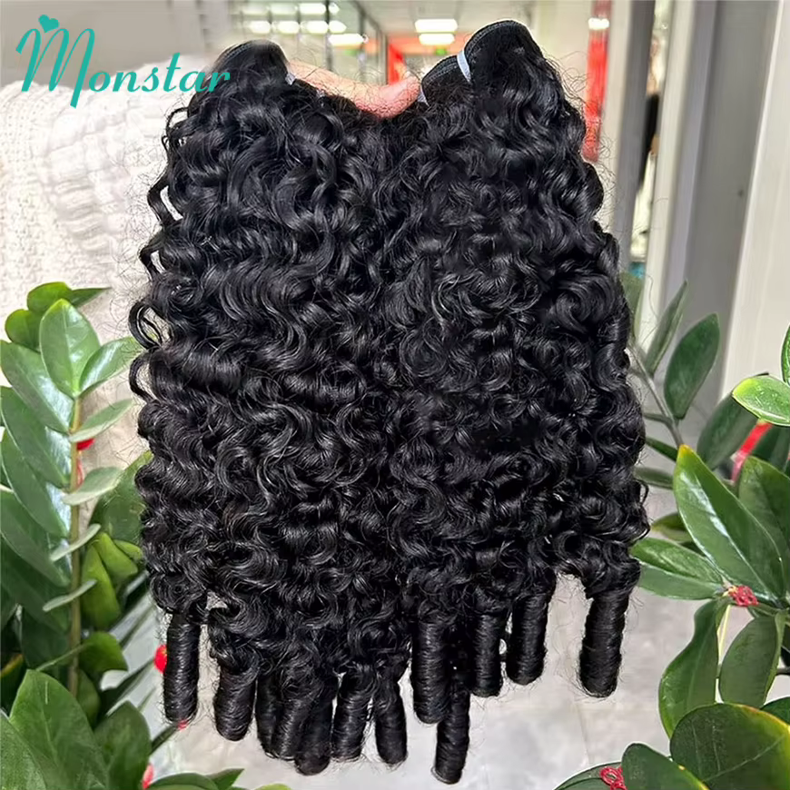 Mèches birmans bouclées 3C4A 100% naturelles