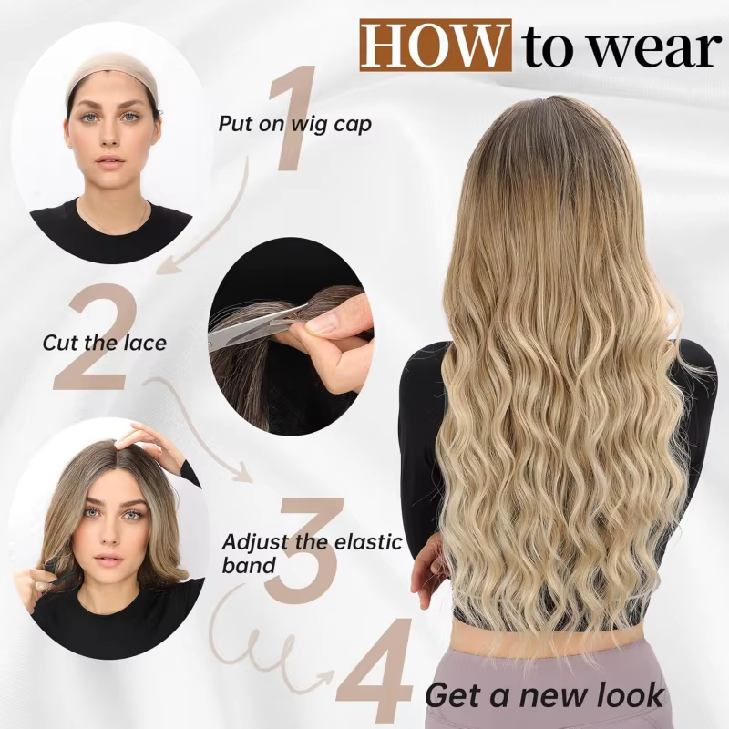Wigundle HAIR Perruque noire pour femme