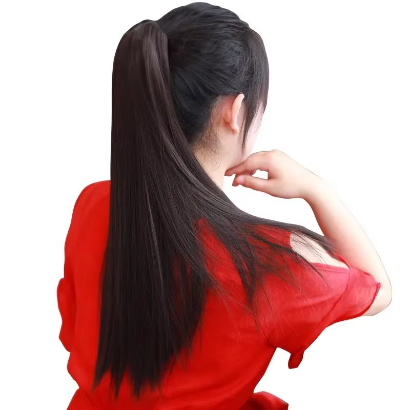 Extensions de cheveux longs et raides de style chinois traditionnel